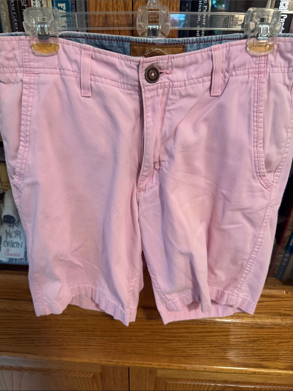 Red Camel Men’s Light Pink Flat Front Shorts